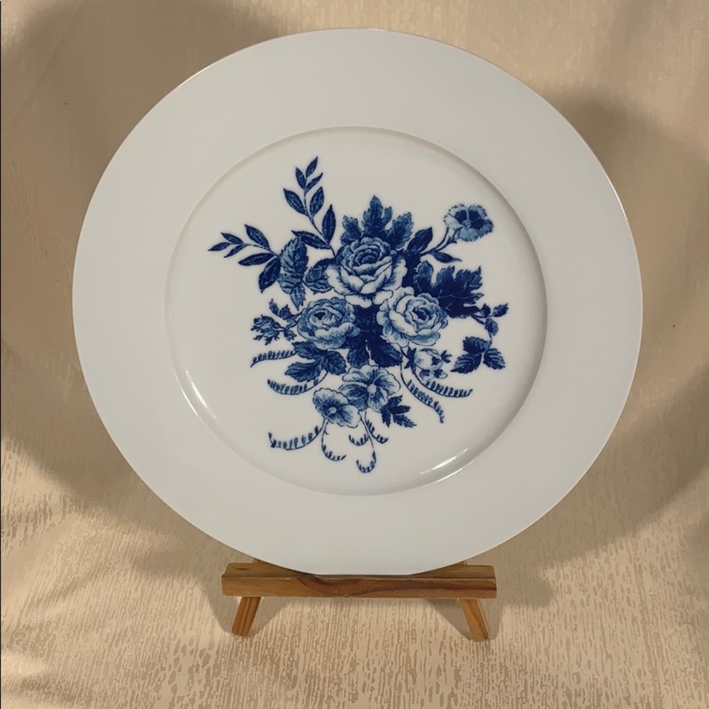 Set of 2 Creative Tops Blue Flower Dishes